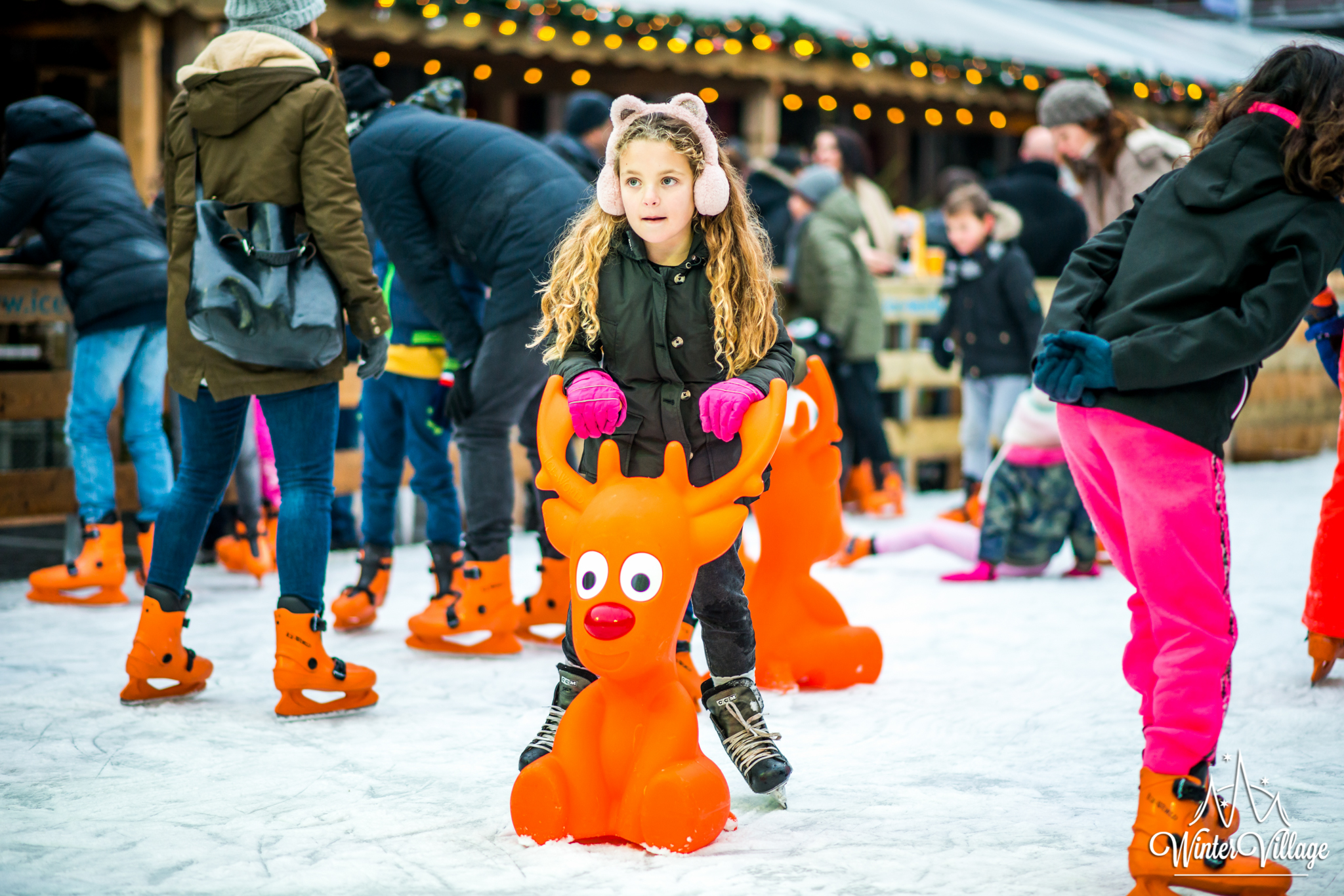 Winter Village Amstelveen Schaatsers